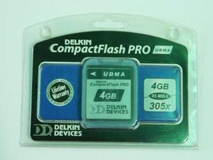 Tarjeta De Memoria Compact Flash Pro Delkin Devices 4gb