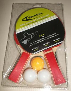 Ping Pong Set De Raquetas De Ping Pong Con Pelotas Y Malla