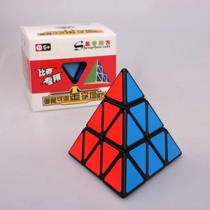 Pyraminx Shengshou Negro Speed Cubo Rubik