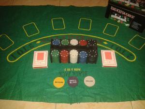 Texas Hold'em Poker Set - Nuevo - 200 Fichas - 2 Mazos