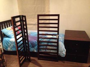 Cama Cuna Y Mueble Cambiador Con Colchon