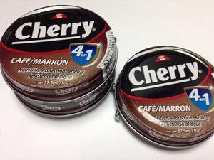 Crema De Zapatos Cherry - Color Marron 30grs