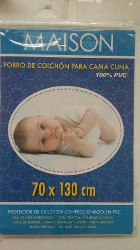 Forro Protector Impermeable De Colchon Cama Cuna Bebes