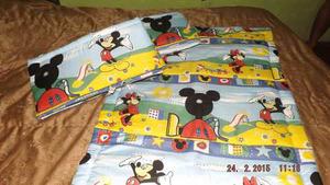 Hermosos Edredon De Cuna Protector Mickey Princesa Dora