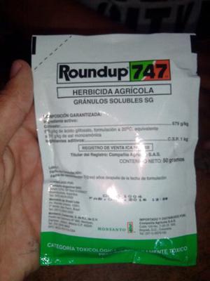 Roundup Granulado 50gr. Herbicida