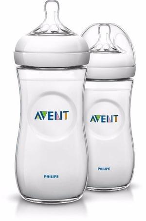 Set 2 Teteros Bebes Avent Natural 330 Ml / 11 Oz Nuevo