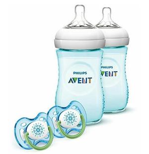 Set De Teteros Philips Avent 4 Piezas Modelo Nuevo Azules