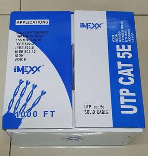 Cable Utp Cat 5e Bobina De 305 Metros Imexx 70%cobre