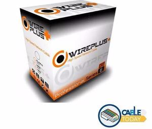 Cable Utp Cat 6 Bobina 305 Mt Marca Wireplus+ Cat6