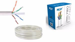 Cable Utp Cat6 50 Mts Cat 6 Ideal Cctv Redes Dvr Imexx Bagc