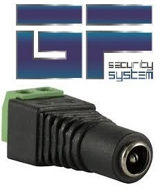 Conector De Corriente Plug 12v Hembra 2.1mm Cctv