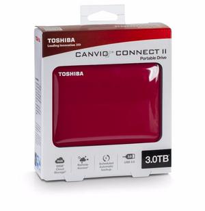 Disco Duro Externo Portátil Toshiba Connect Il 3tb Usb 3.0