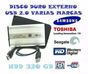 Disco Duros 320gb Externo Nuevos Varias Marcas