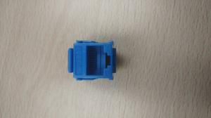 Jack Coupler Keystone Rj45 Cat 5e Gigabit Red Utp Internet