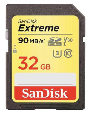 Memoria Sandisk Extreme Sdhc Uhs-i Card 32gb 90mb/s 4k