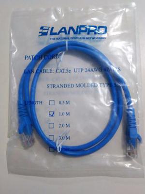 Patch Cord Lanpro Cat5e, 1m