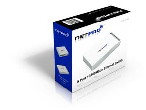 Switch Netpro L05-s10az 5 Puertos Red Rj-45 Internet