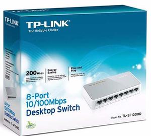 Switch Tp Link 8 Puertos Tl-sfd  Red Rj45 Mdj