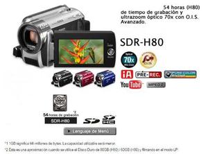 Video Camara Panasonic Sdr-h80