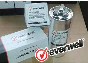 Capacitador 40+ Uf 370 Vac  Hz Everwell Original