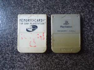 Memory Cards Originales Para Ps1. (4mil C/u)