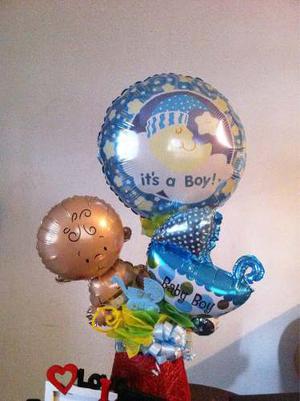 Arregló De Nacimiento Baby Boy Niño Globos