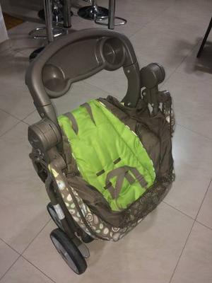 Coche De Bebe Con Porta Bebe Y Base De Carro Marca Graco