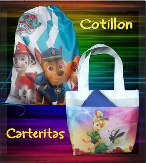 Cotillon Tula Carteritas Infantiles Personalizado 25x20