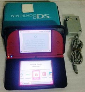 Nintendo Ds Xl + R4 + Micro Sd Con Juegos + Estuche Y Forro