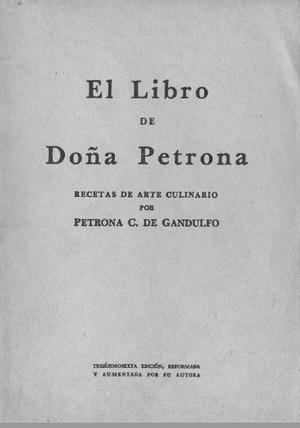 Publicación Digital - Cocina - El Libro De Doña Petrona