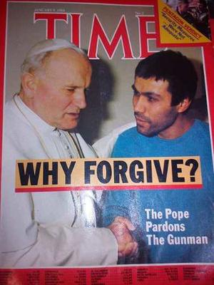 Revista Time Enero  El Papa Perdona A Su Agresor