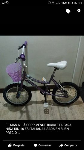 Bicicleta Benotto Para Niña.