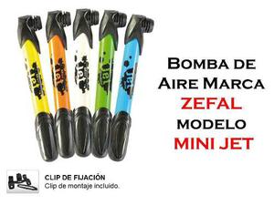 Bomba De Aire Para Bicicleta Zefal Mini Jet