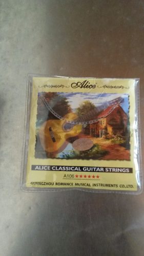 Juego De Cuerdas De Guitarra Acustica Alice A106