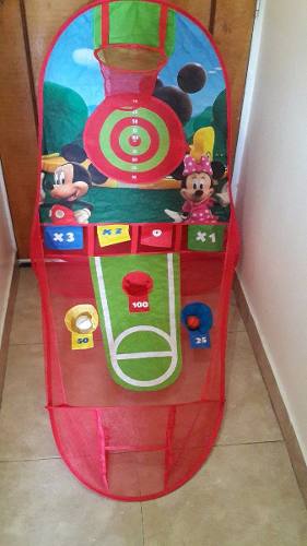 Juego Lanza Pelotas Mickey Mouse