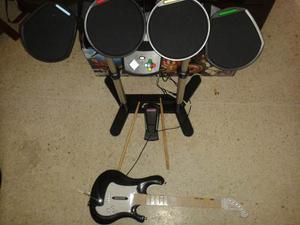 Juego Musica Banda Bateria Y Guitarra