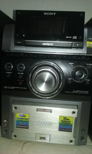 Equipo De Sonido Sony Genezi 590w C/ Disco Duro Interno 80gb