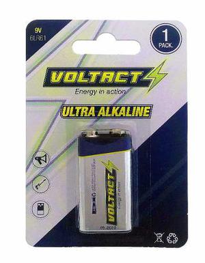 Pila Bateria Ultra Alcalina 9v Voltact Larga Duracion