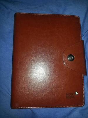 Agenda Mont Blanc Usada Color Marron