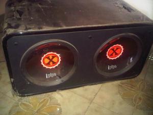 Bajos Audiopipe 12 Doble Bobina Originales! Con Cajon