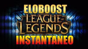 Elo Boost League Of Legends Instantaneo Lan