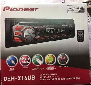 Reproductor Pioneer Dehx16ub Cd/mp3/usb/aux/radio/mixtrax/