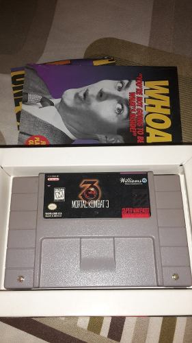 Super Nes Juego Mk2 Original En Su Caja