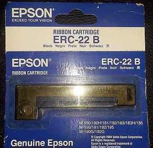 Cinta Negra Epson Erc-22b Para Cajas Registradoras Epson