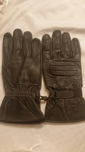 Guantes 100% Cuero Motero O Motociclismo Marca K6 Talla S