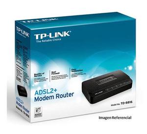 Modem Router Tp-link Td- Adsl2 Nuevo Tt
