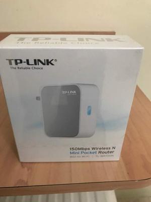 Tp-link Mini Poket Router.