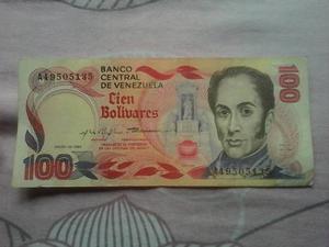 Billete De Cien Bolivares