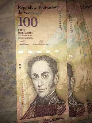 Billetes De 100 Bolivares