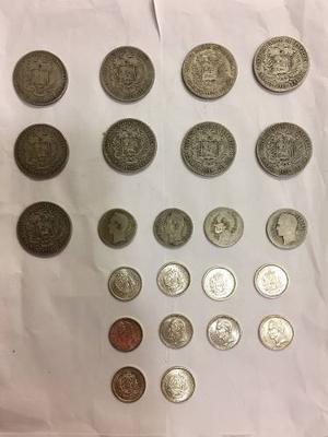 Colección De Monedas Venezolanas De Plata Desde 